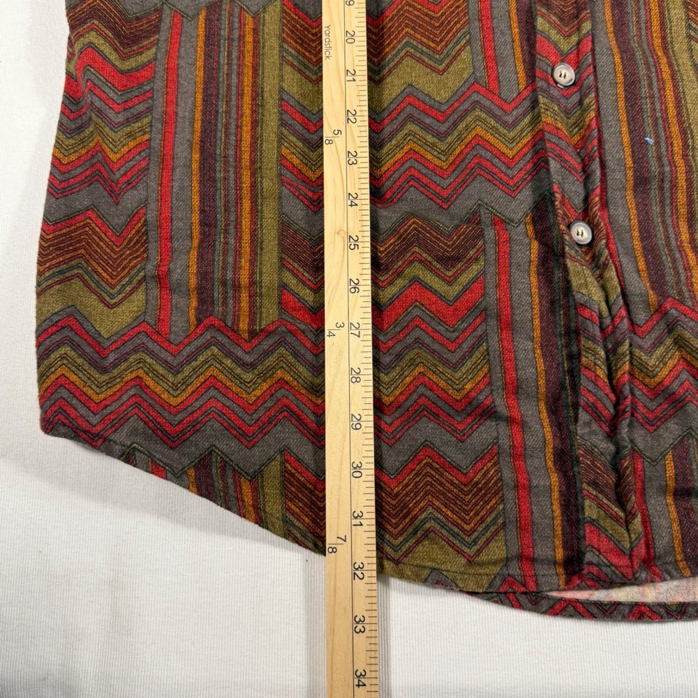 Territory Ahead Men XL Geometric Aztec L/S Button Shirt Southwest Cowboy Western - Picture 4 of 12